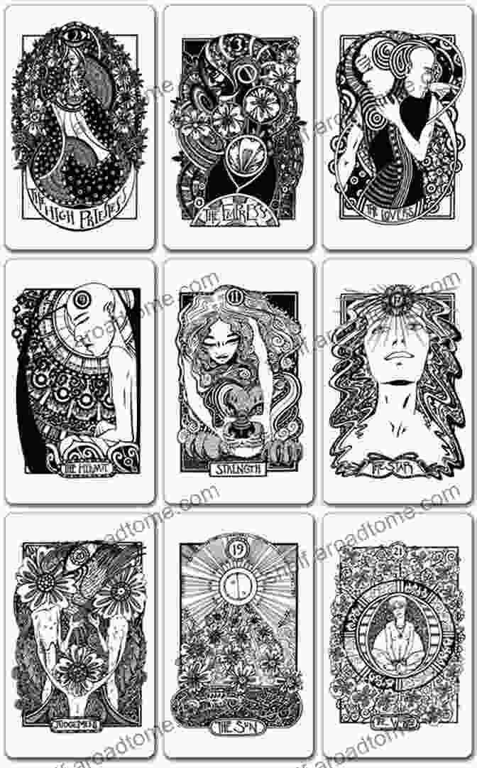 A Beautiful And Intricate Tarot Deck Spread Out On A Table. The Modern Tarot Guidebook: The Ultimate Guide To Reading Tarot For Yourself And For Others