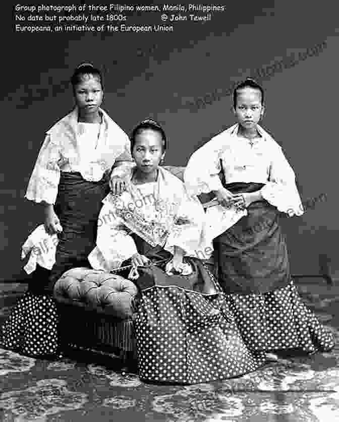 A Black And White Photograph Of A Group Of Filipino Women, Wearing Traditional Clothing And Playing Musical Instruments. Philippines Via Old Pics 3