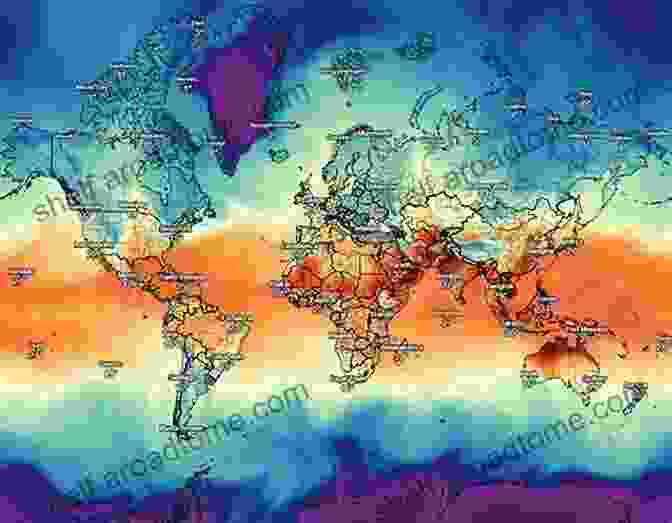 A Dynamic Weather Map Showcasing Intricate Patterns And Formations The Weather Of The Future: Heat Waves Extreme Storms And Other Scenes From A Climate Changed Planet