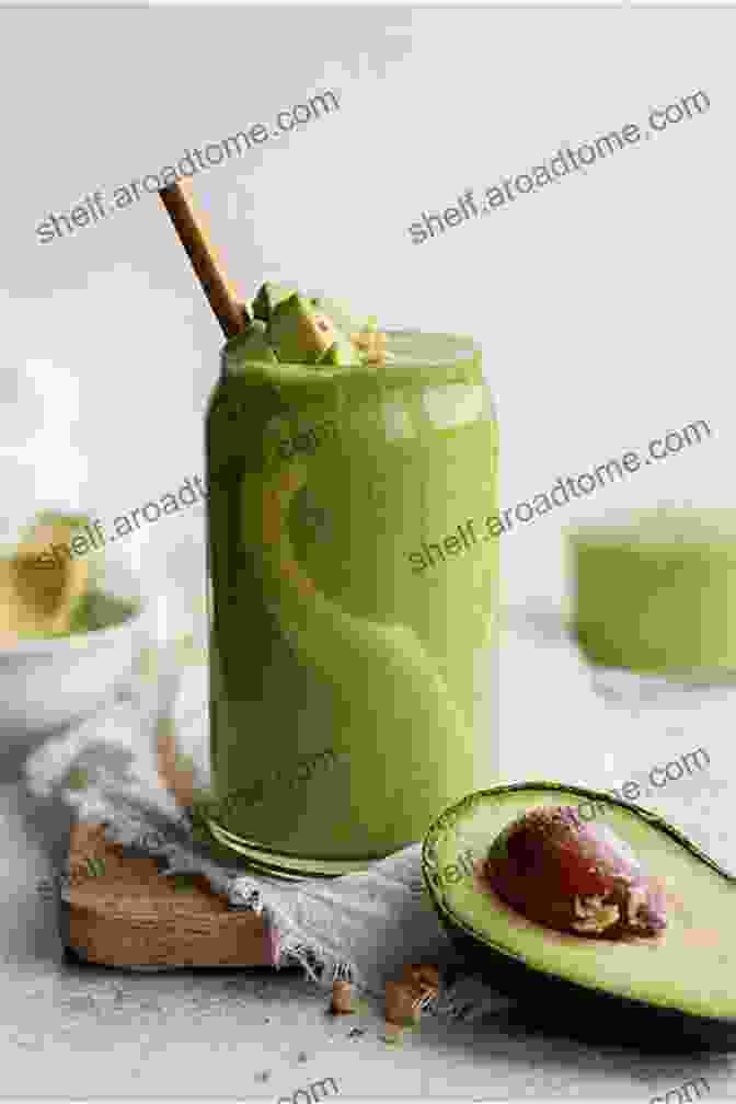 A Glass Of Avocado Smoothie Topped With Avocado Slices And Chia Seeds Keto Diet Drink In Five: 30 Low Carb Keto Drinks In 5 Ingredients: A Practical Approach To Health: Lose Weight Lower Blood Sugar Levels Prevent Reverse Type 2 Diabetes Naturally