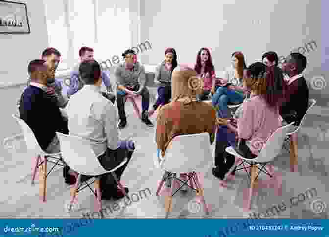 A Group Of People Sitting In A Circle, Talking And Sharing Experiences. MAST CELL ACTIVATION SYNDROME FOR NEWLY DIAGNOSED: The Detailed Guide On The Causes Symptoms And Treatment Of Mast Cell Activation Syndrome