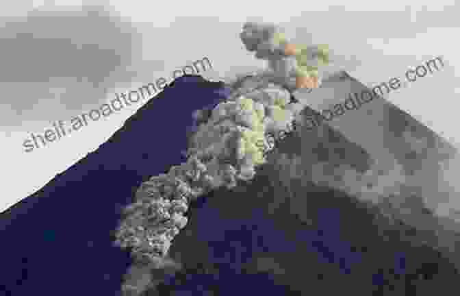 A Photograph Showcasing The Dramatic Effects Of A Volcanic Eruption On A Nearby Town Volcanoes (Science Readers: A Closer Look)