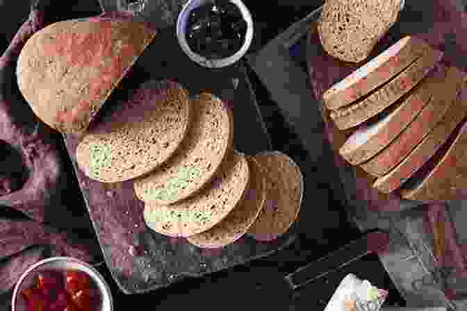 A Slice Of Traditional Russian Rye Bread On A Wooden Cutting Board Russian Language Food And Beverages Part I