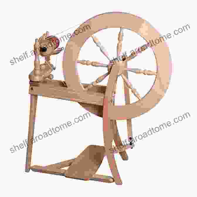 A Spinner Using A Traditional Spinning Wheel Slow Knitting: A Journey From Sheep To Skein To Stitch