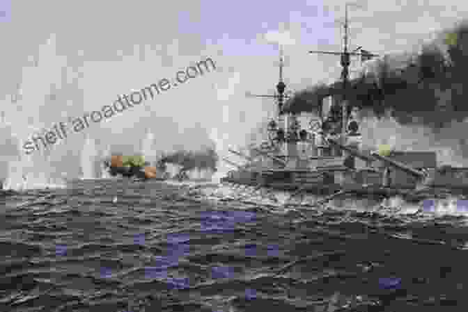 British And German Battleships Engaged In A Fierce Naval Battle During The Battle Of Jutland In WW1 WAR HEROES OF JAPAN: The Great Battles Of WW1 And WW2