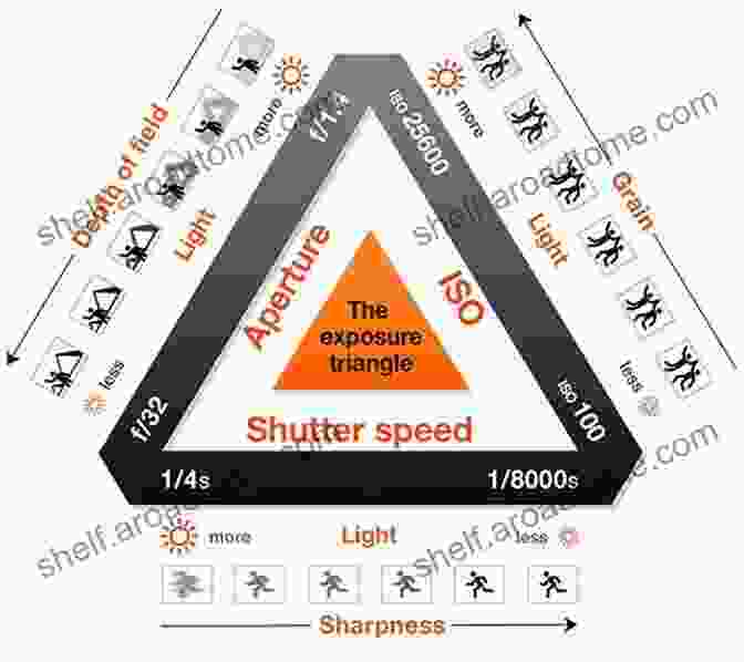 Diagram Of The Exposure Triangle, Illustrating The Relationship Between Aperture, Shutter Speed, And ISO Digital Photography Experience: Solve All Your Problems About Digital Photography: Digital Photography For Beginners