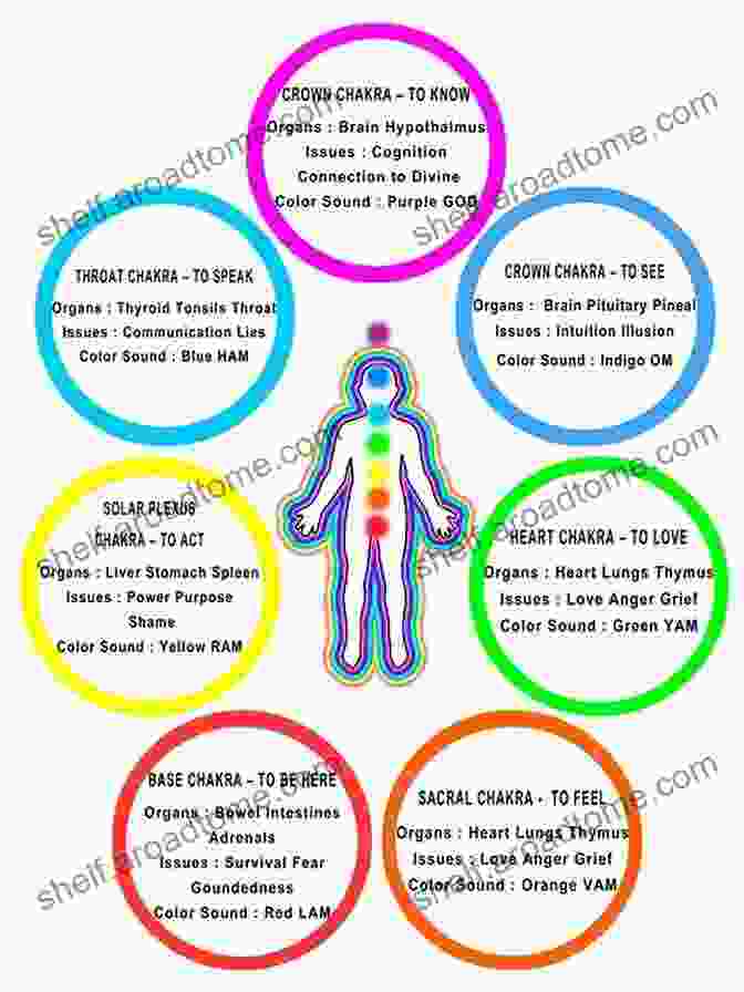 Diagram Of The Seven Chakras HEART CHAKRA: Self Healing And Balancing Techniques (The 7 Chakras 4)