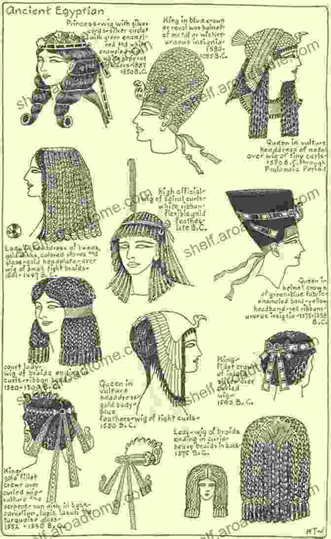 Examples Of Ancient Headwear, Including A Greek Helmet And An Egyptian Headdress Hats: A History Of Fashion In Headwear (Dover Fashion And Costumes)