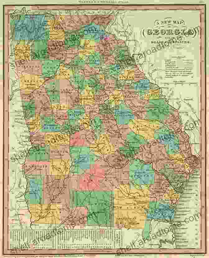 Historical Map Of Georgia The Civil War In Georgia: A New Georgia Encyclopedia Companion