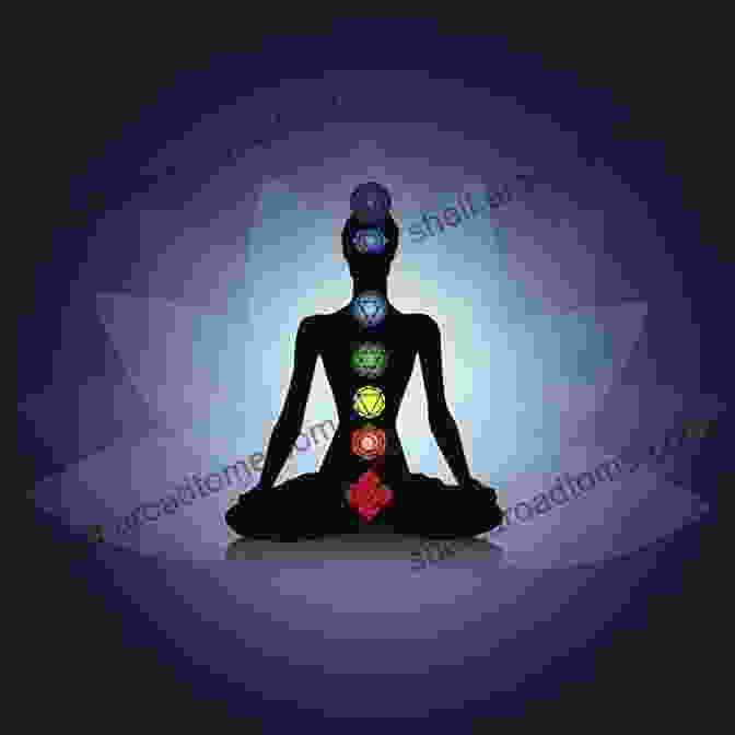 Image Depicting A Human Silhouette With Glowing Chakras THE ROOT CHAKRA: Self Healing And Balancing Techniques (The 7 Chakras 1)