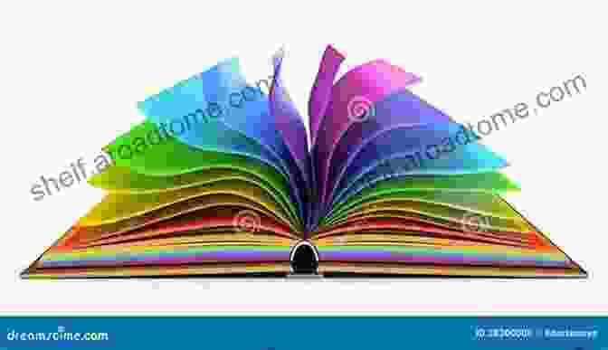 Open Pages Of The Book With Colorful Illustrations Bigger Words For Little Geniuses