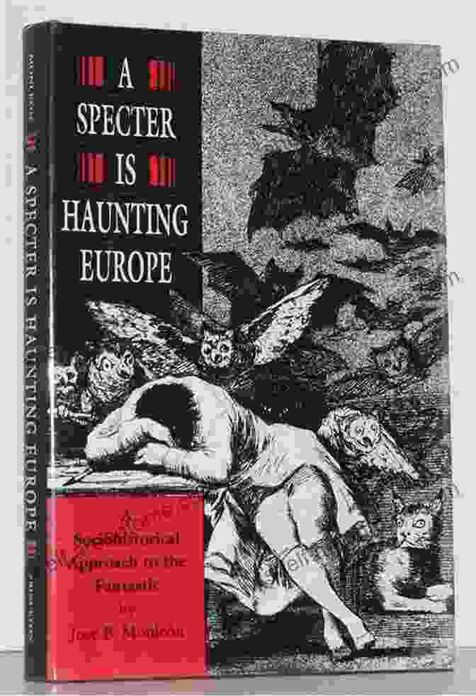 Specter Haunting Europe Book Cover, Featuring A Haunting Image Of A Specter Overlooking A City Skyline A Specter Haunting Europe: The Myth Of Judeo Bolshevism