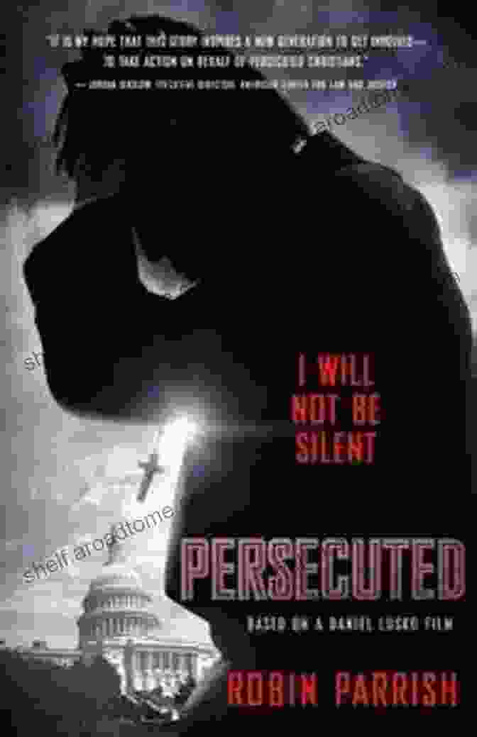 The Book Cover For Persecuted: The Global Assault On Christians, Featuring A Photo Of A Burned Out Church And A Crowd Of People Praying. Persecuted: The Global Assault On Christians