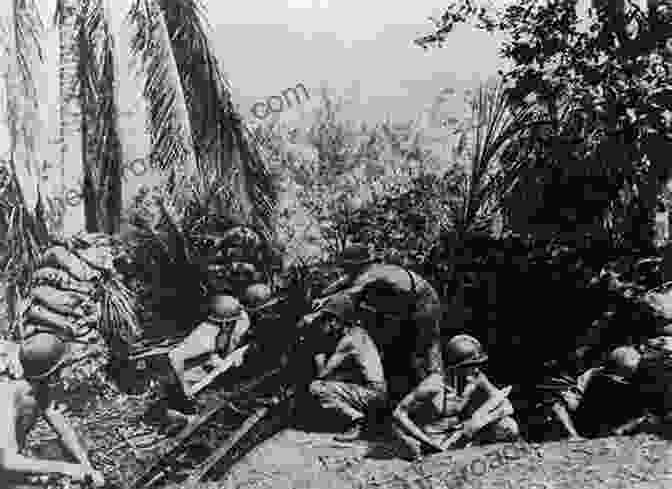 U.S. Marines Fighting Against Japanese Forces In The Dense Jungles Of The Pacific During WW2 WAR HEROES OF JAPAN: The Great Battles Of WW1 And WW2