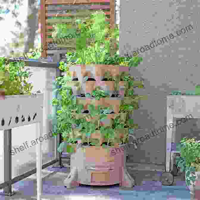 Vertical Composter On A Small Balcony Filled With Vegetable Scraps And Coffee Grounds No Waste Composting: Small Space Waste Recycling Indoors And Out Plus 10 Projects To Repurpose Household Items Into Compost Making Machines (No Waste Gardening)