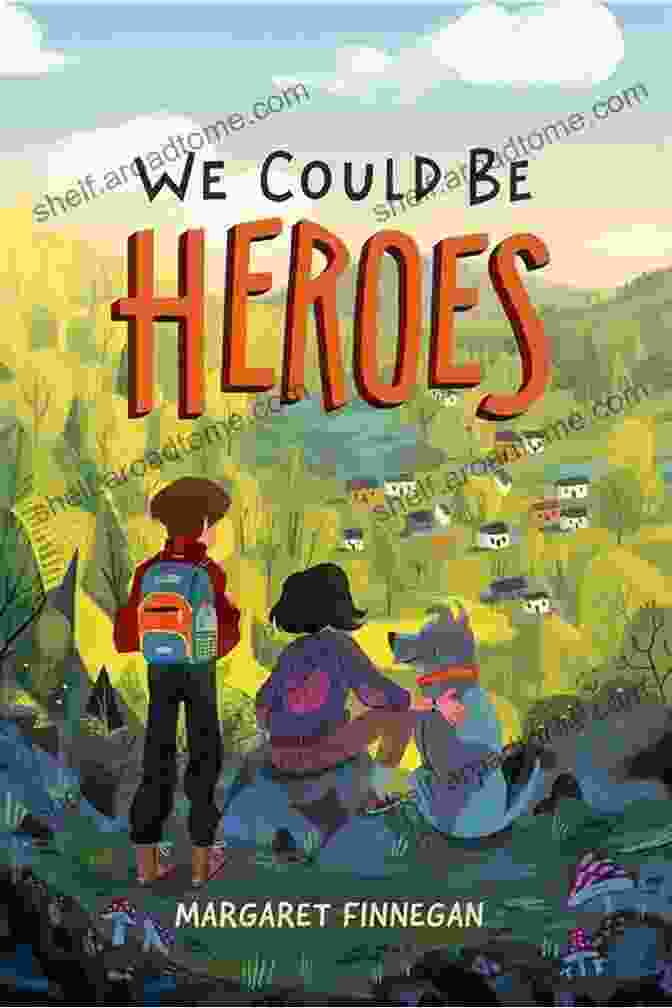 We Could Be Heroes Book Cover: A Young Girl With Wings Stands On A Cliff Overlooking The Ocean, With A Stormy Sky Behind Her. We Could Be Heroes Margaret Finnegan