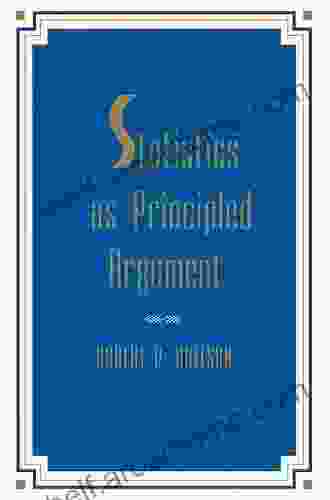 Statistics As Principled Argument Robert P Abelson