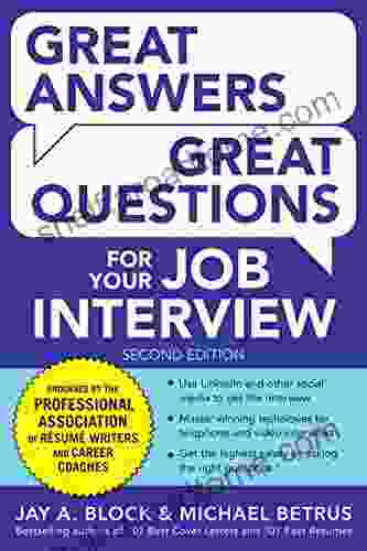 Great Answers Great Questions For Your Job Interview 2nd Edition